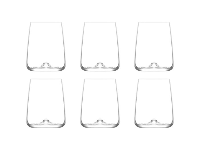 Hermia Juego de Vasos LV-TRA367F Transparente de 6 Piezas